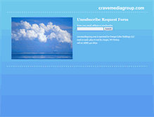 Tablet Screenshot of cravemediagroup.com